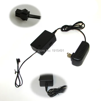 

AC100-220V Holiday Lighting EL inverter Car Styling EL converter for 30 meter EL wire and EL strip