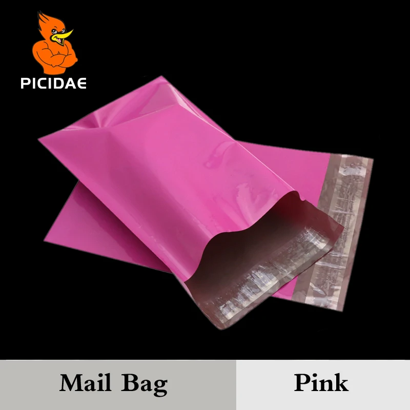 Buy Poly Mailer Pink Color Mailing Envelope Rose Red