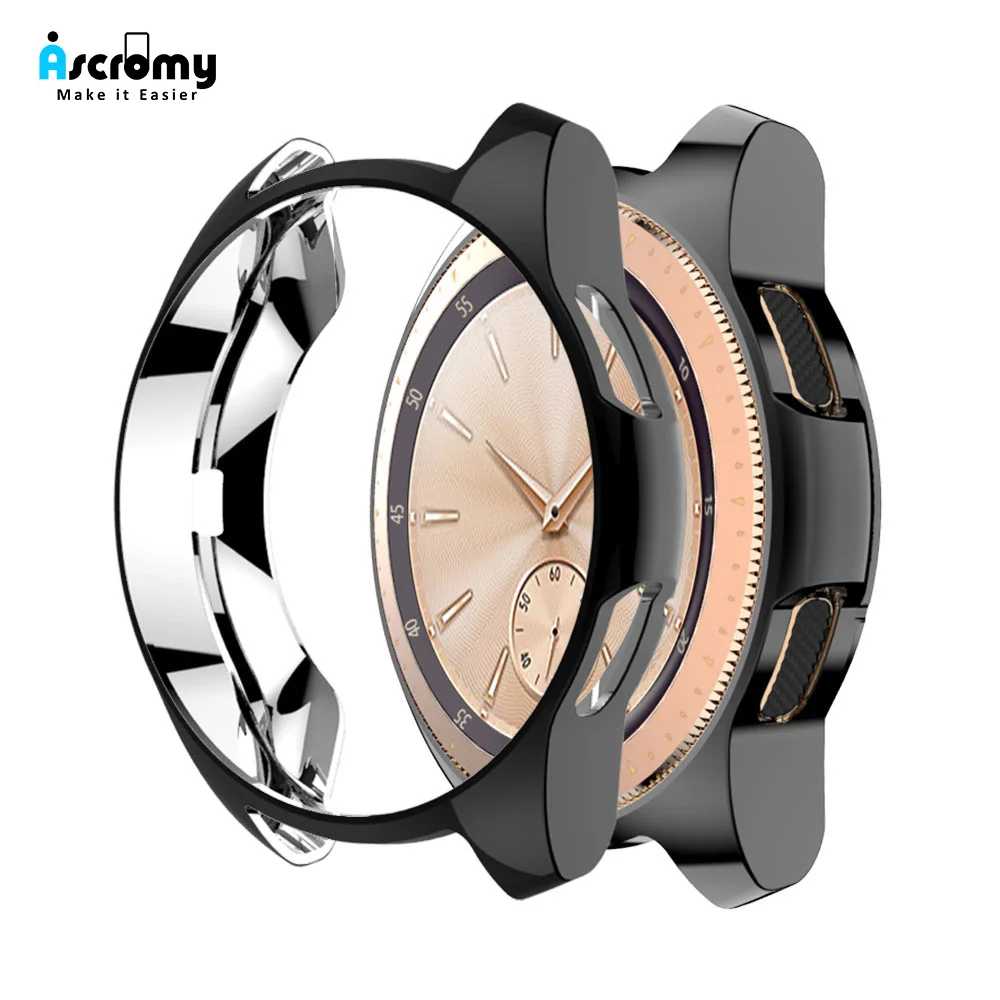 

Ascromy Case For Samsung Galaxy Watch Gear S3 Frontier 42MM 46MM TPU Scractch-Resist Protective Cover screen protector accessory