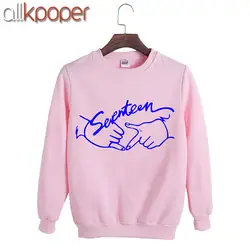 Allkpoper KPOP Толстовки Harajuku семнадцать 17 Sweatershirt Дино Вернон хоши K-поп Kawaii розовый пуловер moletom