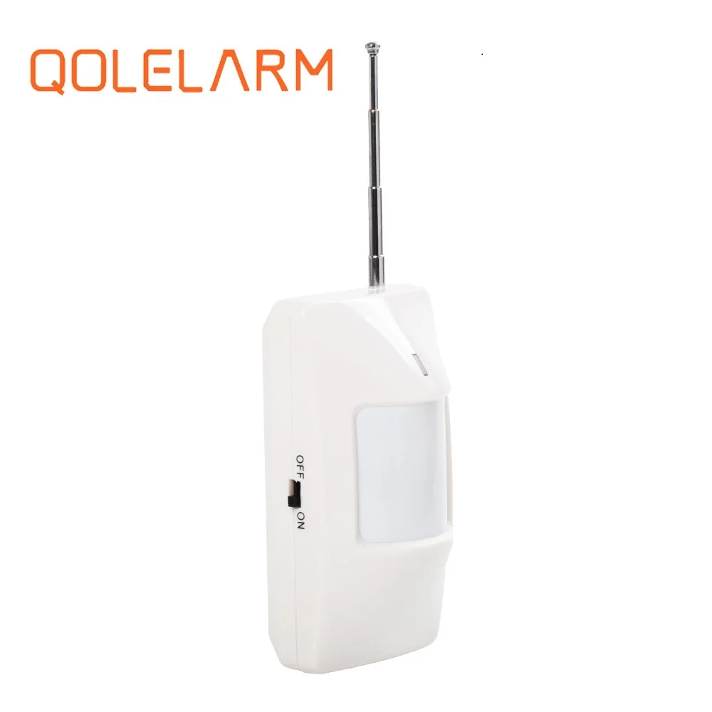 Qolelarm 433 В мГц 9 в беспроводной пассивный инфракрасный детектор движения PIR сенсор для Wi Fi/GSM/PSTN дома охранной сигнализации системы