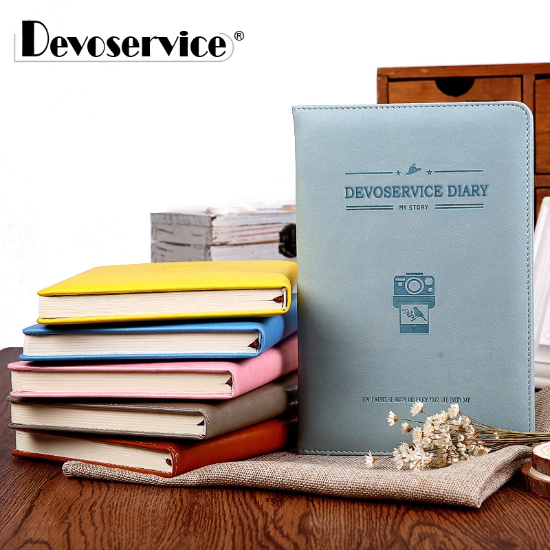 

1Pcs PU Leather Cover NOTEBOOK Business Stationery Office Notebooks Diary Journal Sketchbook Refill Paper Notebook Office Gift