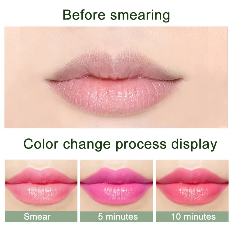 Makeup Lipstick Waterproof Lipgloss Color Changing Long Lasting Lip Stick Balm Cosmetic OA66