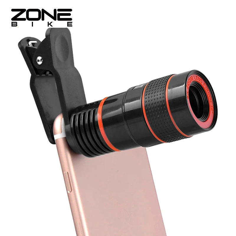ZONEBIKE 8 Times Mobile Phone Monocular Telescope Camping