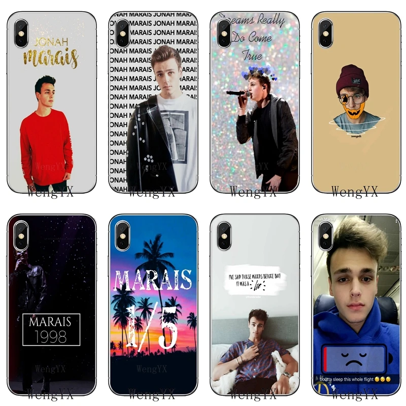 

Why don't we Jonah Marais Soft Accessories phone cover case For Samsung Galaxy S3 S4 S5 S6 S7 edge S8 S9 Plus mini Note 3 4 5 8