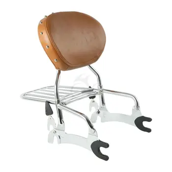 

Backrest Sissy Bar Luggage Rack For Indian Chief Classic 14-18 Dark Horse 16-18 Two Colors
