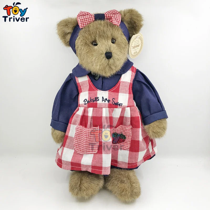 

Top Quality Kawaii Plush Teddy Bear Soft Toy Stuffed Handmade Animal Bears Doll Birthday Gift Home Shop Decor Triver