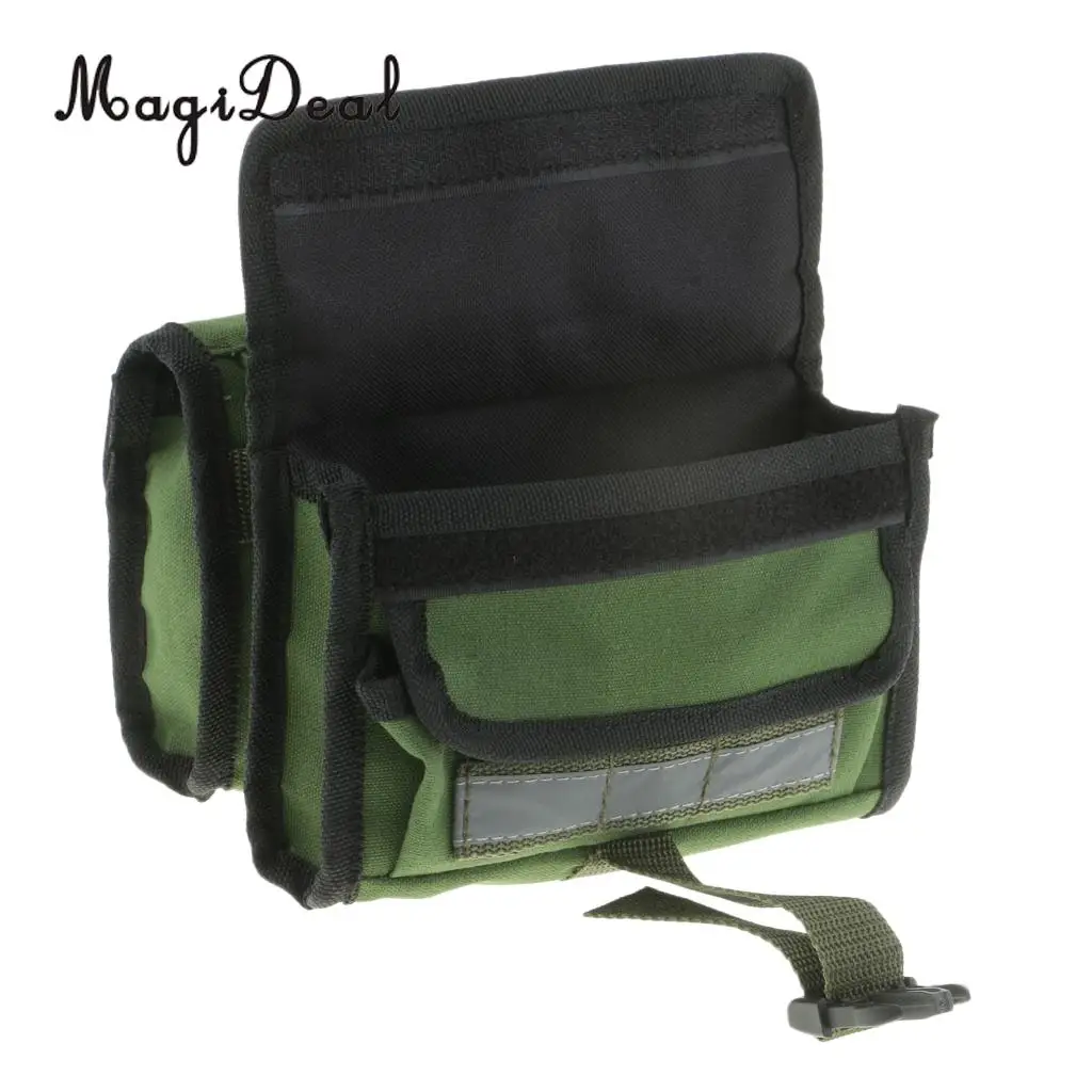 MagiDeal Bike Front Frame Top Tube Bag Storage Pocket Saddle Pannier Double Pouch Bag Phone Holder Green 