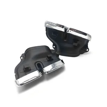

High Quality304 Stainless Steel Exhaust MufflerTips Pipe For Mercedes W222 W212 W205 E63 AMG S new Square Mouth