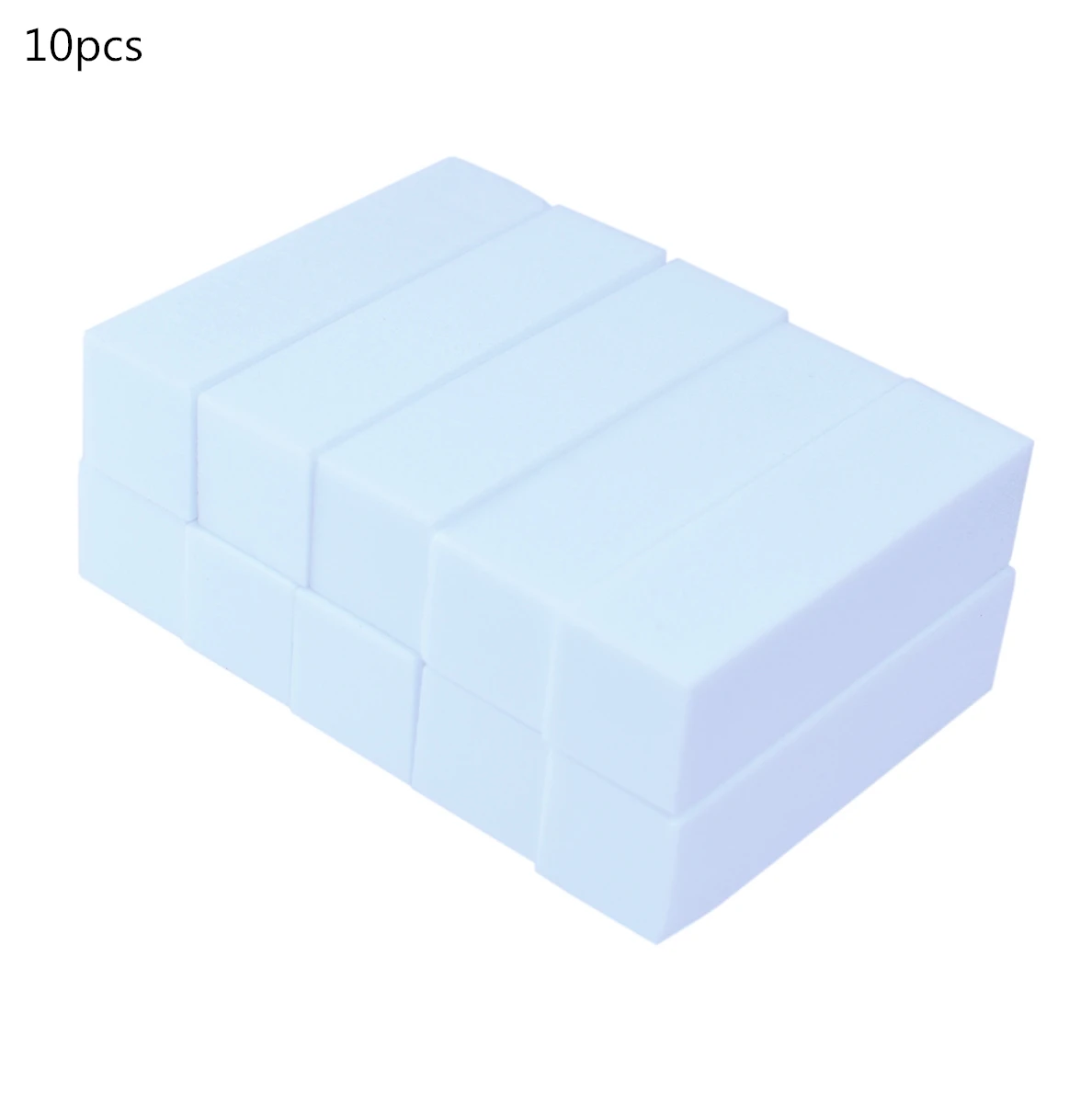 10pcs 4 Ways Buffer Buffing Sanding Files Acrylic Pedicure Manicure Polish Nail Buffer Buffing Block Set - Цвет: 10pcs