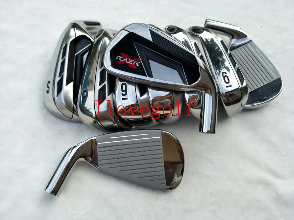 

9PCS Golf Clubs RAZR X Golf Irons Set RAZR X Clubs Golf 3-9PS Regular/Stiff Graphite/Steel Shafts DHL Free Shipping