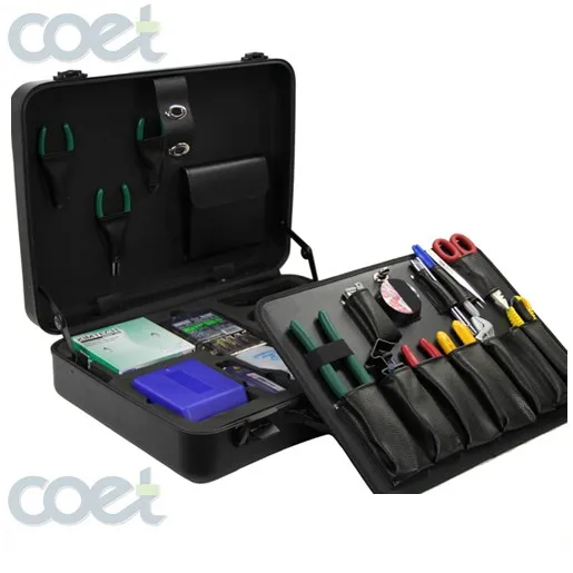 

FIRST TOOLKIT WITH ALL-ALUMINUM CARRY CASE, Universal Fiber Optic Fusion Splicing/Installation/Termination ToolKit