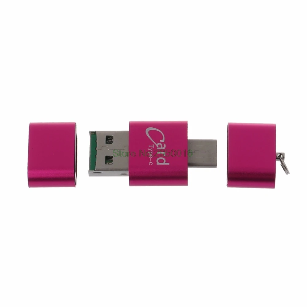 Универсальный 3 in1 OTG Тип-C устройство для чтения карт USB 3,0 до 2 слота TF карты памяти SD для мобильных телефонов, планшетов, ПК с сенсорным