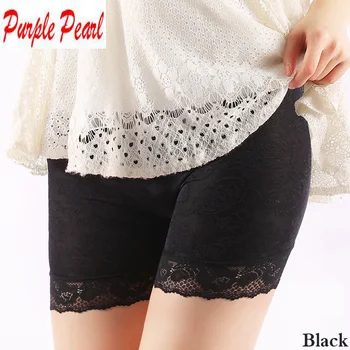 

HW031 New Style Ice Silk Non-Trace Female Safety Pants Lingerie Women's Boxer Shorts Breathable Underwear Panties Boyshort
