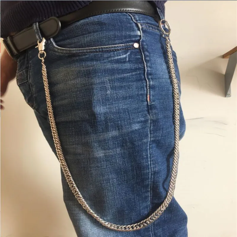 New 85cm Metal pant Chain for unisex Fashion Punk Trousers Pant Jean