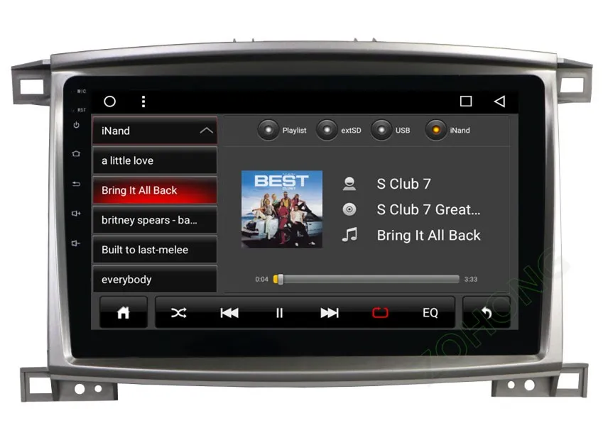 Flash Deal 2.5D 10.2 inch PIP Octa 8 Core Android Car multimedia DVD player for Toyota Land cruiser 100 LC 100 car radio GPS Navigation BT 29