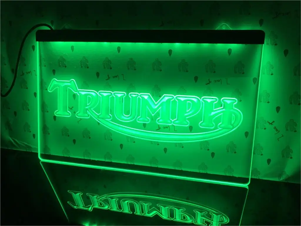 D051 светодиодная подсветильник ка для ремонта мотоциклов Triumph|Таблички и знаки| |