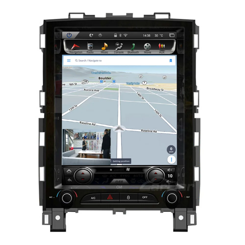 CARBAR 10," вертикальный ips экран Android автомобильный DVD gps-навигация, радио, стерео плеер для Renault Koleos 2 Гб ram 64 Гб rom