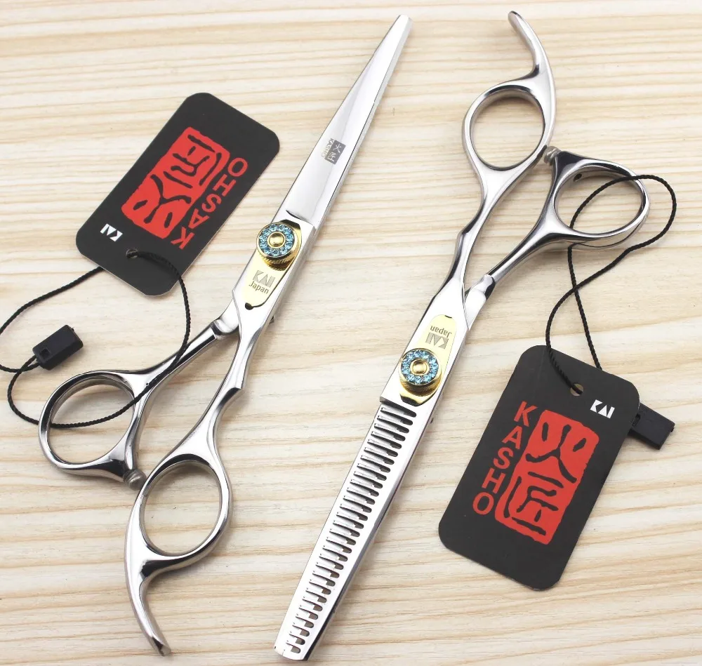 

6 inch Professional hairdressing Scissors 440c steel Hair Barber scissors set Scissors Hair Scissors high quality Salon