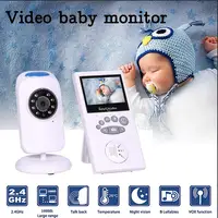 GB101 монитори кӯдакона гиря baba eletronica bebe 2.4 дюйм TFT LCD IR IR шаби рӯшноӣ Монитори ҳарорат Lullabies VOX Mode 1