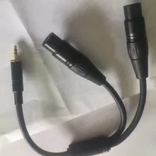 KL высокое качество 5FT(1,5 м) 3 pin 2XLR Женский на стерео штекер Y Splitter микрофон удлинитель