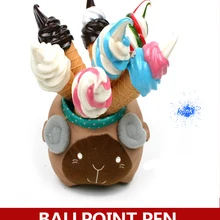 Новая шариковая ручка для мороженого с магнитом на холодильник в подарок, новинка прекрасное Мороженое Шариковая ручка/роликовая ручка корейский стационарный