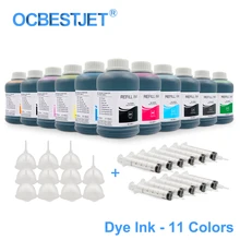 11x250 мл универсальные чернила на основе красителя пополнения чернил комплект для Epson Stylus Pro 7900 9900 7910 9910 4900 4910 SureColor P6000 P7000 P8000 P9000