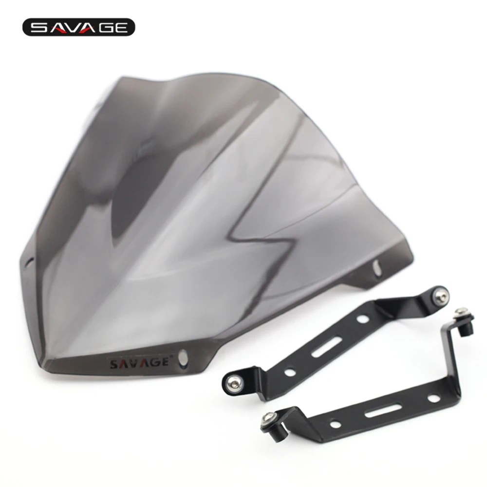 Windscreens Pare-brise For YAMAHA MT07 Wind Deflectors Windshield Windscreen (4)