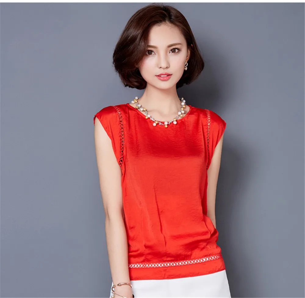 Big Size M-3XL Luxury Chiffon Tank Top For Women Summer Fashion Crop Tops Women\'s Sleeveless Tank Vest Tops Lady Sexy Camis (11)