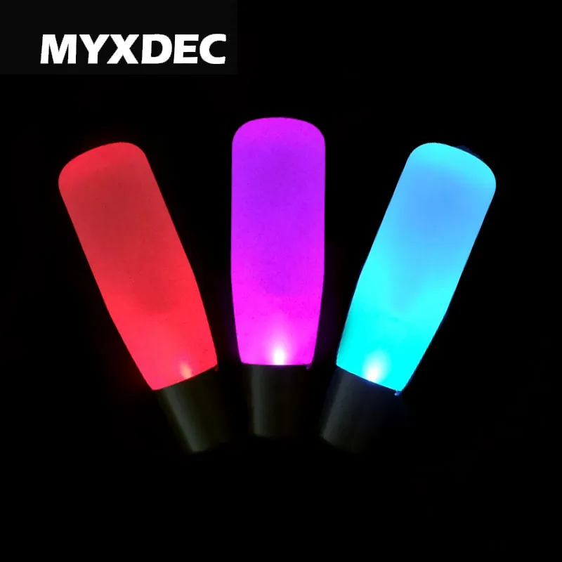 

New 5 Speed 10/15/20cm Car Automatic MATTE Gear Shift Knob Crystal Bubble Manual Shifter Stick For Toyota Honda Mitsubishi