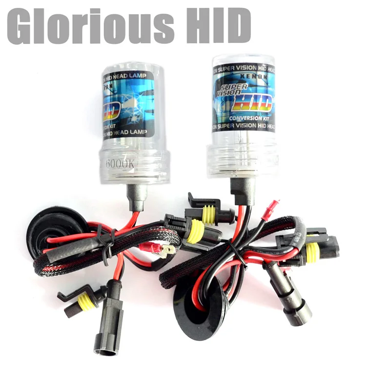 2pcs 55W Xenon lamp Replacement HID H7 H1 H3 H4 H8 H9 H10 H11 9005 HB3 9006 HB4 H27 881 4300K 6000k 8000k 10000k Xenon bulb