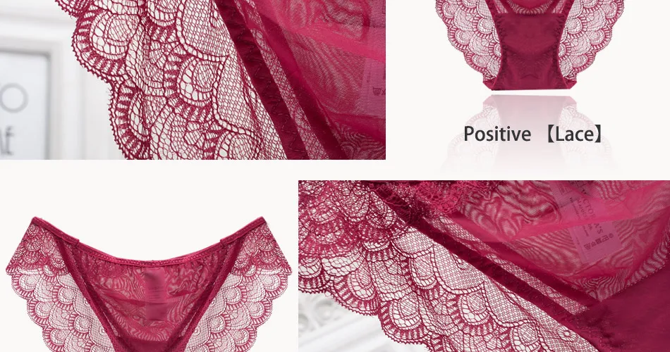 Women Sexy Lace Panties Women's Cotton Seamless Briefs Pants Underwear G-Strings Thongs Tangas Ladys Exotic Lingeries Intimates 05