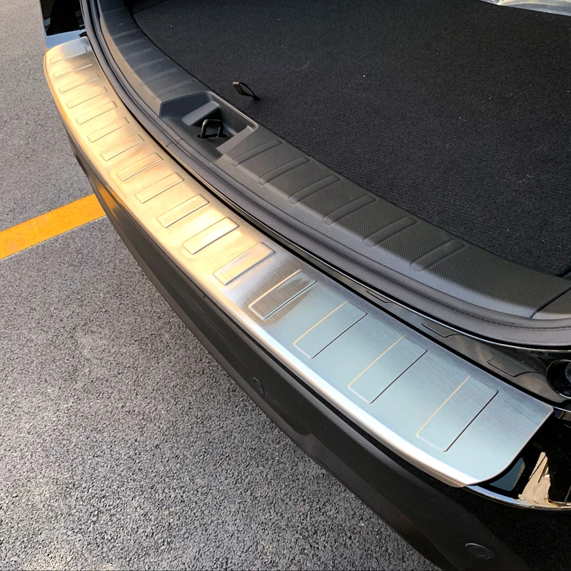 1 шт. защитная пластина для заднего бампера Subaru Forester 2019|Хромирование| |