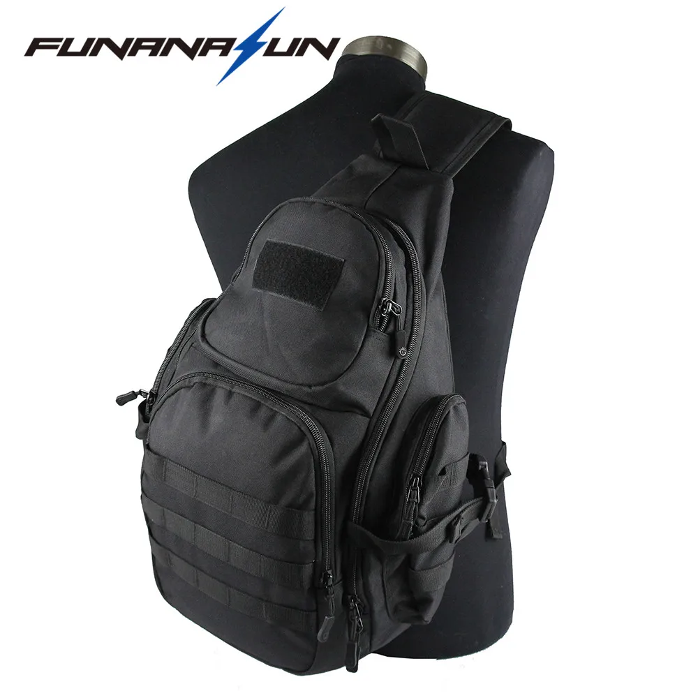 Title: 14 Iches Laptop Molle Military Backpack Men Nylon Sports Bag Shoulder Sling Waterproof Men's Travel Tactical Backpack