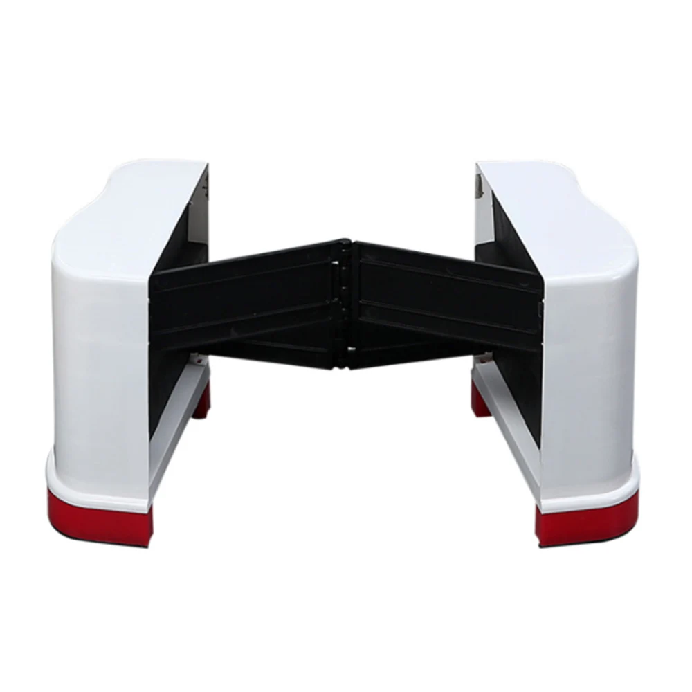 

Toilet Stool Portable Qualified Bathroom Thicken Folding Stools Step Footstool Piles Aid Safety Folding Toilet Stool