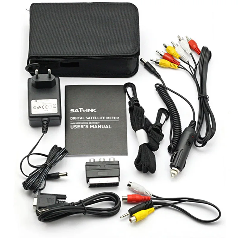 

Original High Quality Satlink 6906 satellite finder 3.5" DVB-S FTA digital satellite meter ws 6906 finder HOT