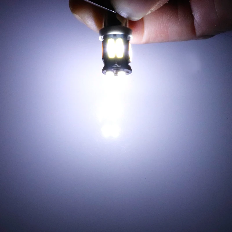 10 шт. BA9S 434 T4W светодиодов 7020 SMD H6W автомобильные внутренние лампы для чтения