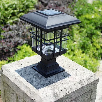 

CLAITE 3LED Solar Power Outdoor Waterproof Street Light Lawn Lamp Garden Lawn Landscape Decorative Pathway Street Light