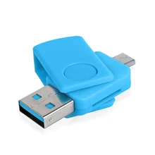 Мини USB Card Reader OTG Micro USB Карты ПАМЯТИ USB 2.0 Адаптер Карт Памяти Высокого Качества Комплект Для Подключения К ПК смартфон