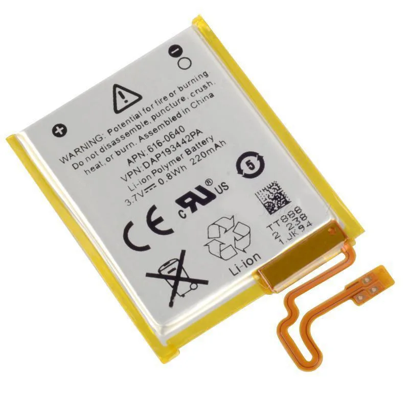 

Sinbeda Original Battery For iPod Nnao7 Battery Replacement 220mAh For iPod Nano 7 7th 7 Gen Internal Li-ion Polymer Battery