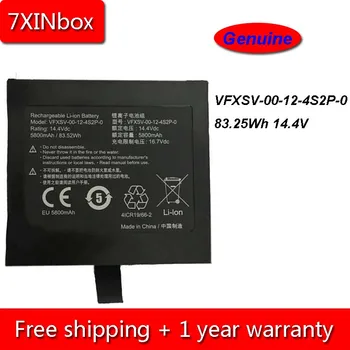 

7XINbox 83.52Wh 5800mAh 14.4V Genuine VFXSV-00-12-4S2P-0 Laptop Battery For Getac VFXSV-0 4ICR19/66-2 Series