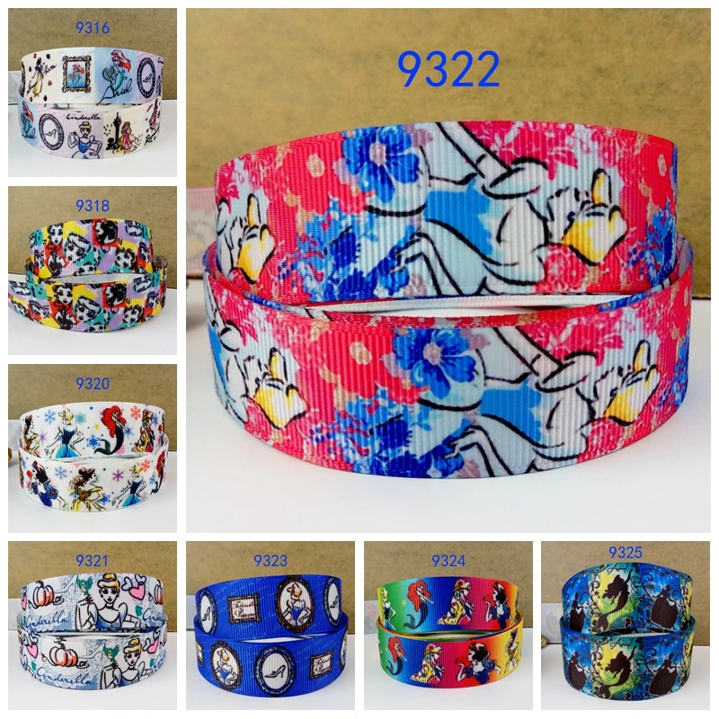 

Free shipping 2016 new arrival ribbons Hair Accessories ribbon 10 yards printed grosgrain ribbons 9316