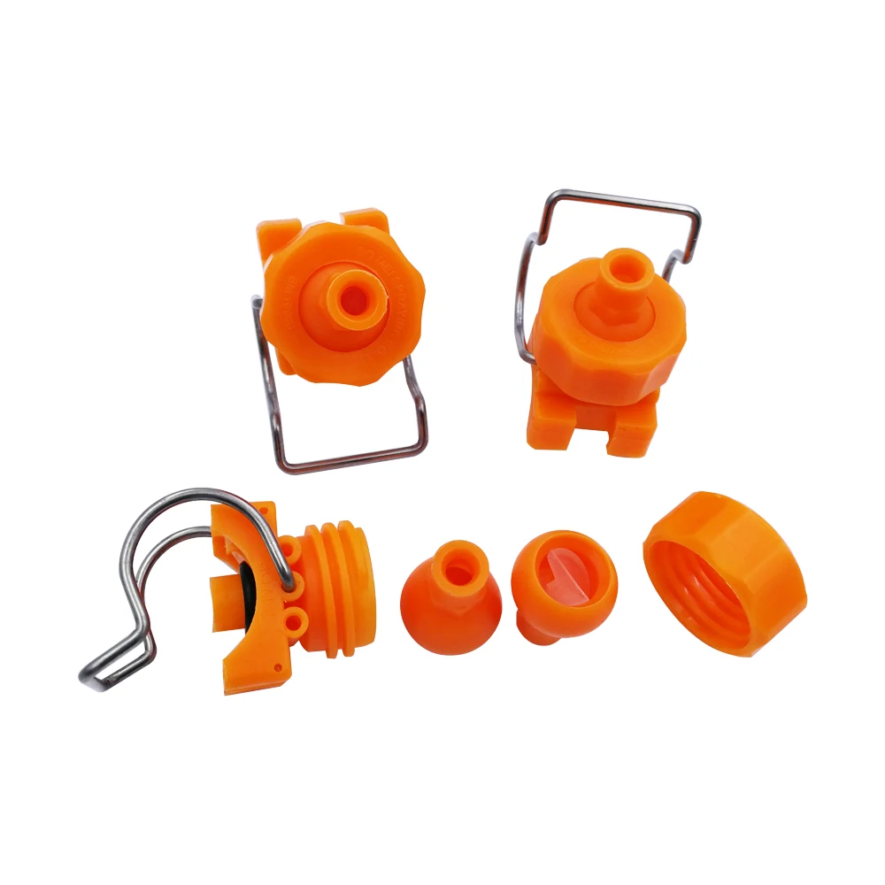 Plastic adjustable clamp eyelet nozzle,plastic clip on nozzle,26988