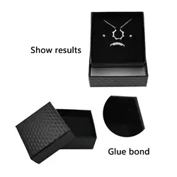 Распродажа ювелирных изделий Подарочная коробка высокого класса шкатулка кольцо футляр для серег упаковка ожерелье ножной браслет из