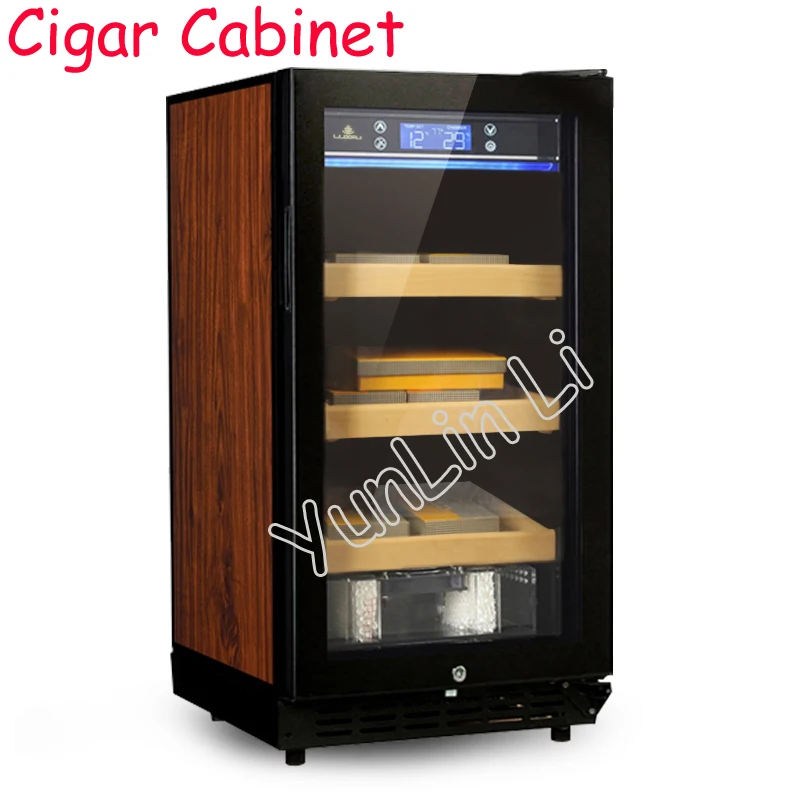 

Cigar Cabinet Constant Temperature And Humidity Cigar Storage Cabinet Electriclly Three-Layer Parquet LF-9001