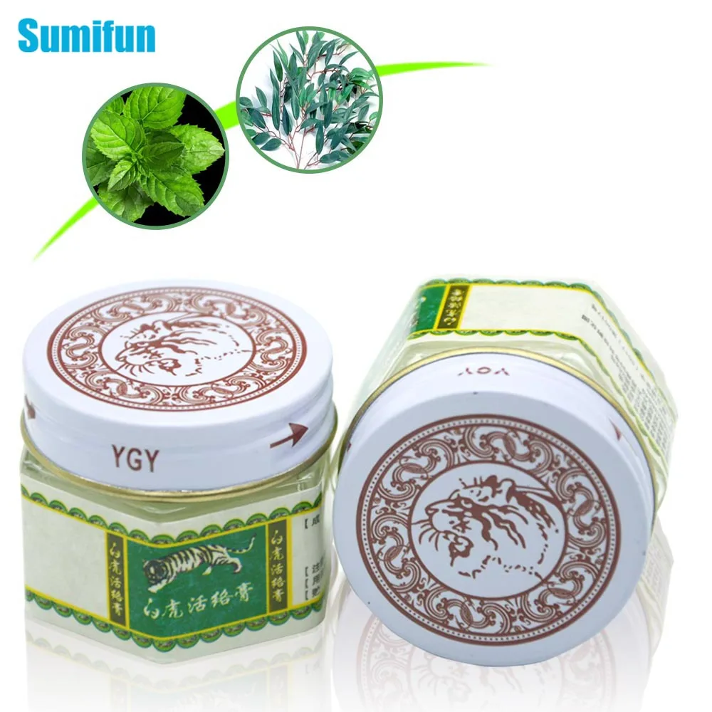 

Sumifun 1Pcs White Tiger Balm Ointment Muscle Shoulder Joint Arthritis Pain Relief Cream Chinese Herbal Medical Plaster P0019