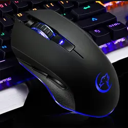 Проводная RGB игровая мышь 6 программируемых кнопок 3200 dpi Регулируемая оптическая игровая мышь эргономичная мышь