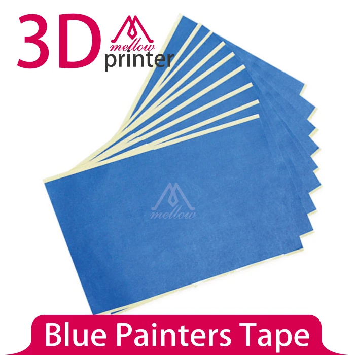 

20PCS/lots 185MM X * 300MM Blue Painters Tape/3D Printer Heat Tape Resistant High Temperature Polyimide Adhesive Tape ,MakerBot