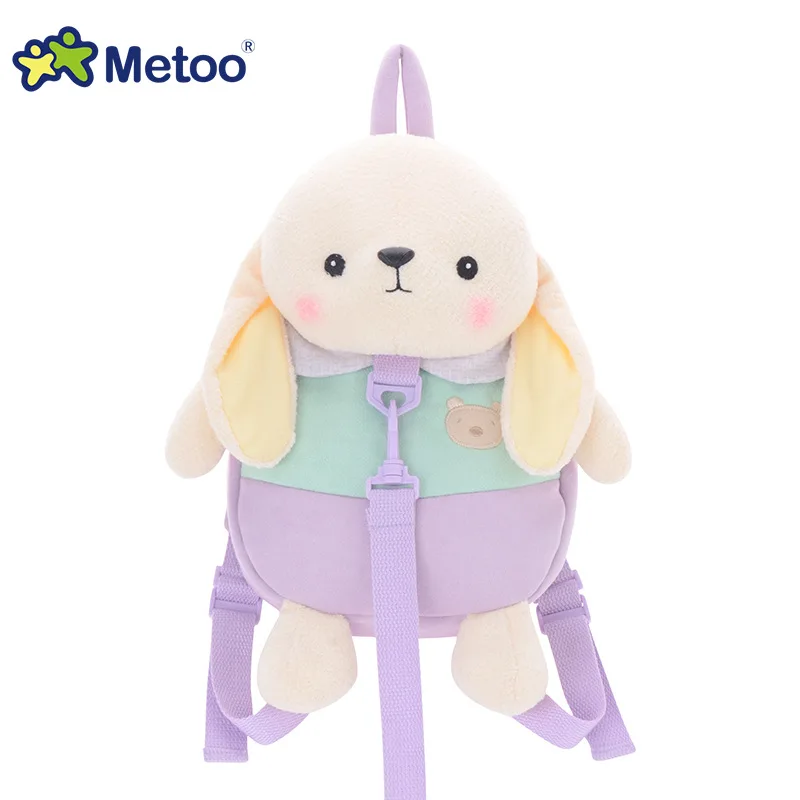 

30cm Metoo Stuffed Plush Animal Kids Baby Bags Cartoon Doll Toy Children Shoulder Bag for Kindergarten Rabbit Plush Backpacks