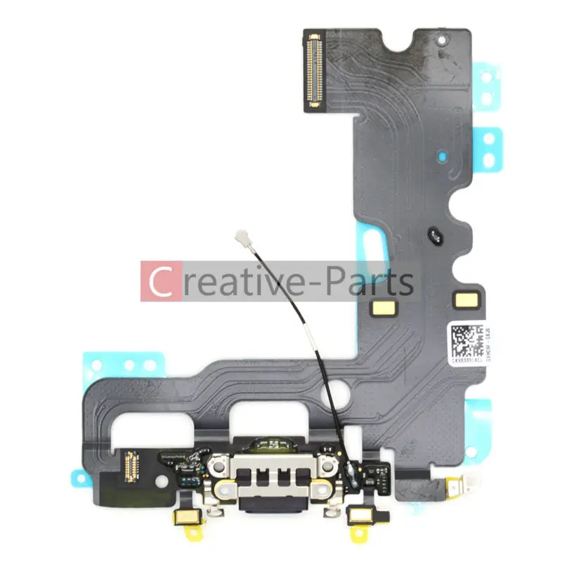 

Original Deep Gray Charging Charger Port USB Dock Connector Flex Cable Ribbon For iPhone 7 4.7 With Headphone Audio Jack & Mic